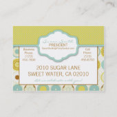 甘いレトロの名刺2 名刺 (裏面)