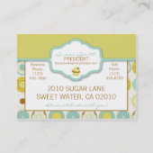 甘いレトロの名刺 名刺 (裏面)