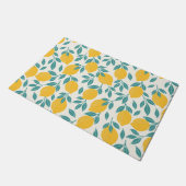 甘いレモンの枝のパターン ドアマット (アングル)