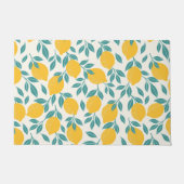 甘いレモンの枝のパターン ドアマット (正面)