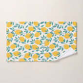 甘いレモンの枝のパターン バスタオルセット (ハンドタオル)