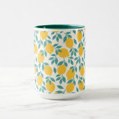 甘いレモンの枝のパターン マグカップ (中央)