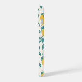 甘いレモンの枝のパターン iPhone 15ケース (左側面)