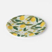 甘いレモンの花が咲く ペーパープレート (アングル)