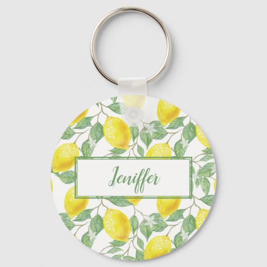 甘いレモンの黄色い夏。 キーホルダー (正面)