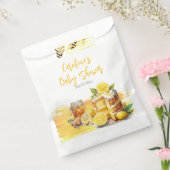 甘いレモンケーキ生姜お茶ベビーシャワー フェイバーバッグ (封をした状態)