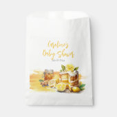 甘いレモンケーキ生姜お茶ベビーシャワー フェイバーバッグ (正面)