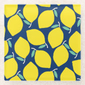 甘いレモン ガラスコースター (正面)