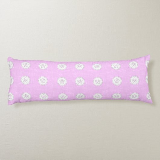 甘いロマンチックなピンクの壁紙 ボディピロー (裏面)