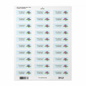 甘いロマンチックなフクロウ ラベル (フルシート)