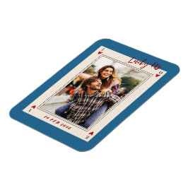 甘いロマンチックなレトロバレンタインのギフト写真 マグネット