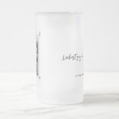 甘いロマンチックなレトロ写真バレンタインの贈り物 フロストグラスビールジョッキ (中央)