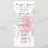 甘いロマンチックな水色の花 プログラム (裏面)