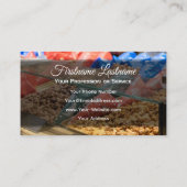 甘いローストアーモンドを使ったおいしいキャンディーショップ 名刺 (裏面)