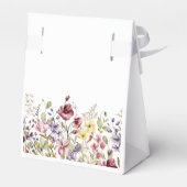 甘いワイルドフラワーの赤ちゃんシャワー フェイバーボックス (裏面サイド)