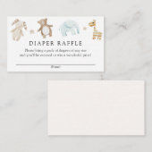 甘いヴィンテージおもちゃベビーおむつラッフルインサートカード エンクロージャーカード (正面/裏面)