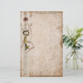 甘いヴィンテージの文房具 便箋 (スタンド正面)