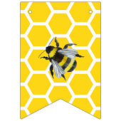 甘いヴィンテージママへビーイエローベイビーシャワー バンティングフラッグ (第2の旗)