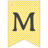 甘いヴィンテージママへビーイエローベイビーシャワー バンティングフラッグ (第3の旗)