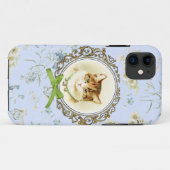 甘いヴィンテージ猫のポートレート Case-Mate iPhoneケース (裏面(横))