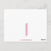 甘いヴィンテージ1950s小さな女の子バレンタインポストカード ポストカード (裏面)