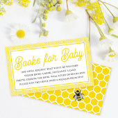 甘いヴィンテージ(昆虫)マルハナバチ本ベビーベビーシャワー エンクロージャーカード