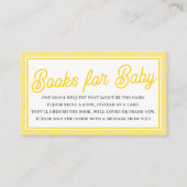 甘いヴィンテージ（昆虫）マルハナバチ本ベビーベビーシャワー エンクロージャーカード (正面)