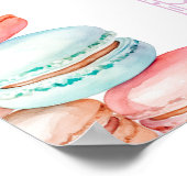 甘い一誕生日パーティーアイスクリーム菓子 ポスター (角)