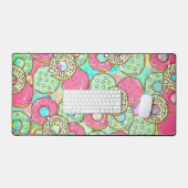 甘い世界ドーナツ デスクマット (キーボード&マウス)