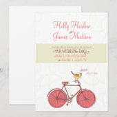 甘い乗車-結婚式招待状 招待状 (正面/裏面)