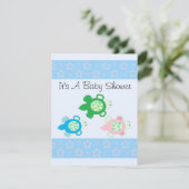 甘い亀の赤ちゃんシャワー 招待状 (スタンド正面)