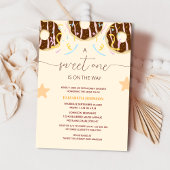 甘い人は赤ちゃんシャワーを浴びる途中にある 招待状