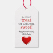 甘い人への小さなプレゼント ハートキャンディー ギフトタグ (正面)