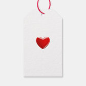 甘い人への小さなプレゼント ハートキャンディー ギフトタグ (裏面)