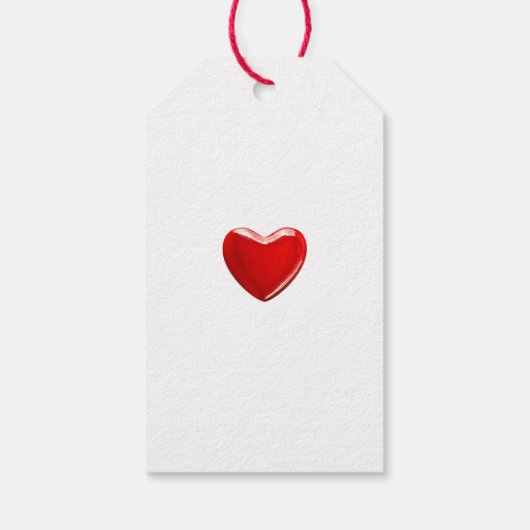 甘い人への小さなプレゼント ハートキャンディー ギフトタグ (裏面)