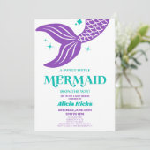 甘い人魚が赤ん坊のシャワーを途中にある 招待状 (スタンド正面)