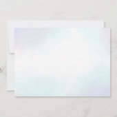 甘い人魚の赤ちゃんシャワーの写真 招待状 (裏面)