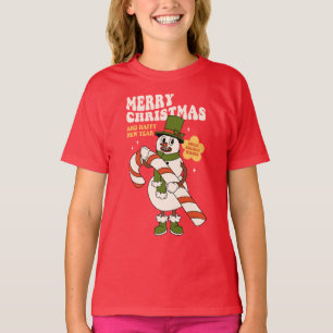 甘い休日の願い – キャンディーケーンクリスマス Tシャツ