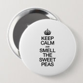 甘い保エンドウの香りを落ち着かせる 缶バッジ (正面&裏面)