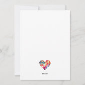 甘い先生とカラフル水色ハート シーズンカード (裏面)