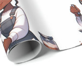 甘い冬の暖かさ – クリスマスラッピング紙 ラッピングペーパー (ロールコーナー)