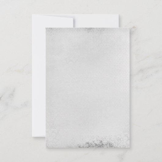 甘い冬の《鳥》アメリカゴガラバードズ絵画サンキュー サンキューカード (裏面)