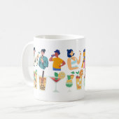 甘い冷たい飲み物が好き コーヒーマグカップ (正面左)