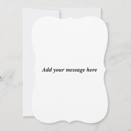 甘い卒業式メッセージフラットグリーティングカード カード (裏面)