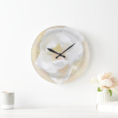 甘い南マグノリアの時計 ラージ壁時計 (ホーム)