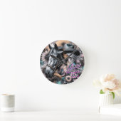 甘い南部の混乱 ラウンド壁時計 (ホーム)