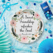 甘い友情が魂のフローラをリフレッシュ ペーパープレート (パーティー)