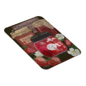 甘い収穫：ストロベリージャム マグネット (右側)