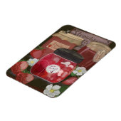 甘い収穫：ストロベリージャム マグネット (左側)