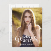 甘い台本 | 卒業パーティー招待状 インビテーションポストカード (正面/裏面)